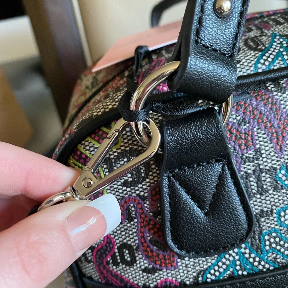 Juicy Couture Lock N Chain Satchel Handbag - Picture 8 of 11